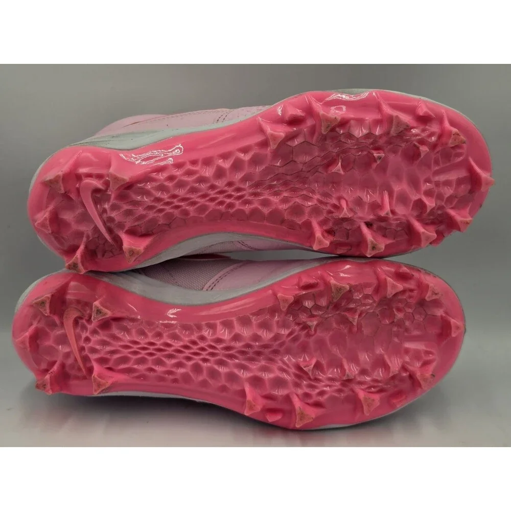 Jordan Stadium 90 Low TD Football Cleats Pink White Men's Size 7.5